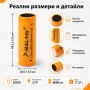 Мощна акумулаторна литиева батерия 26650 3.7V 8800mAh презареждаща се за фенр прожектор челник, снимка 6