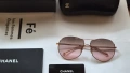 ОРИГИНАЛНИ слънчеви очила Chanel Chain Aviator 4667 (Размер 57), снимка 6
