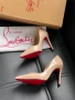 лачени обувки Christian Louboutin с характерната червена подметка, снимка 2