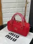 Miu Miu Нова Дамска Кожена Чанта Миу Миу Различни Цветове , снимка 6