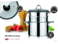 НОВИ! Тенджера за паста 3 части Inoxriv Milano 5л 22 см, снимка 1