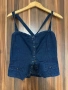 Zara деним бюстие, S, като ново, снимка 1