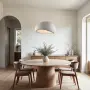 Висяща лампа Wabi-Sabi, AB Luxury Concept, Бяла, 40см, E27, снимка 1