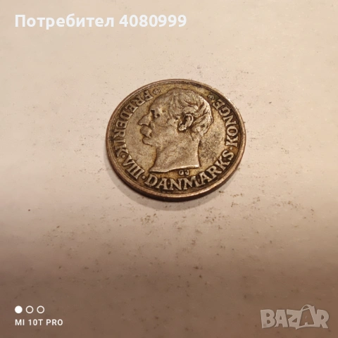 Дания 10 йоре 1907, снимка 5 - Нумизматика и бонистика - 54382004