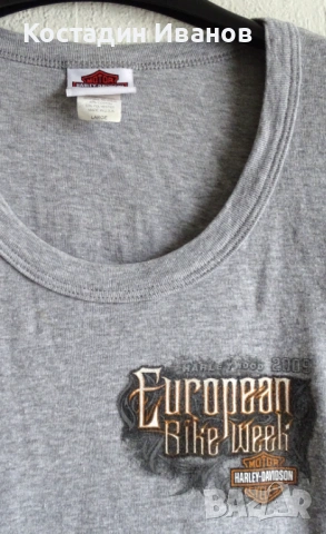 Harley Davidson дамска тениска Харлей Девидсон, снимка 2 - Тениски - 54003564