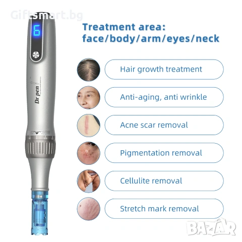 Dr. Pen Ultima M8S, Dermapen, Микронидлинг и подмладяване, 6 скорости, Лифтинг ефект, снимка 7 - Козметика за лице - 55048996