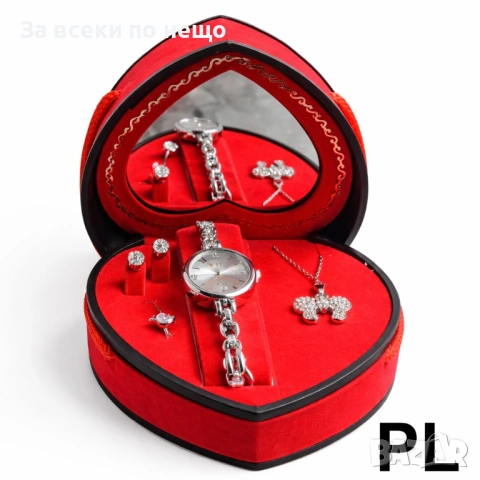 Дамски комплект бижута №9 (4 части) + Парфюм SHAFAQ 100 ml Код P2100, снимка 4 - Подаръци за жени - 54041076