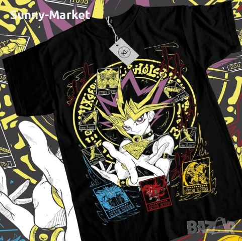 Тениска Yu Gi Oh , мъжки детски и дамски тениски и фланелки , блузи , манга бг, снимка 2 - Тениски - 54586218