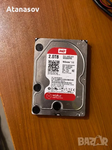 2TB Western Digital Red, снимка 2 - Твърди дискове - 55480137