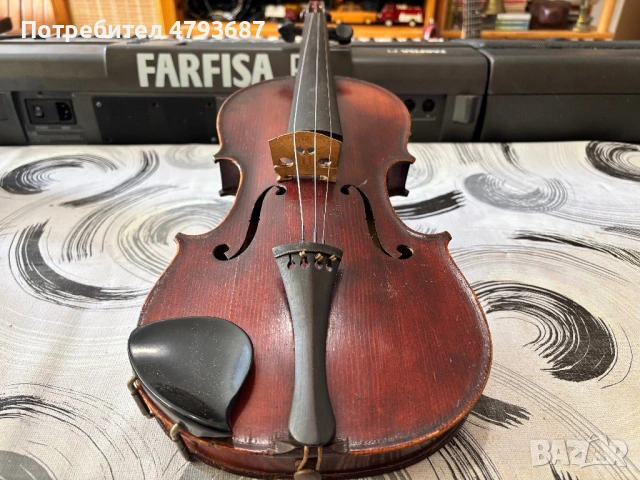 Стара ретро цигулка Medio Fino, снимка 13 - Антикварни и старинни предмети - 54165557