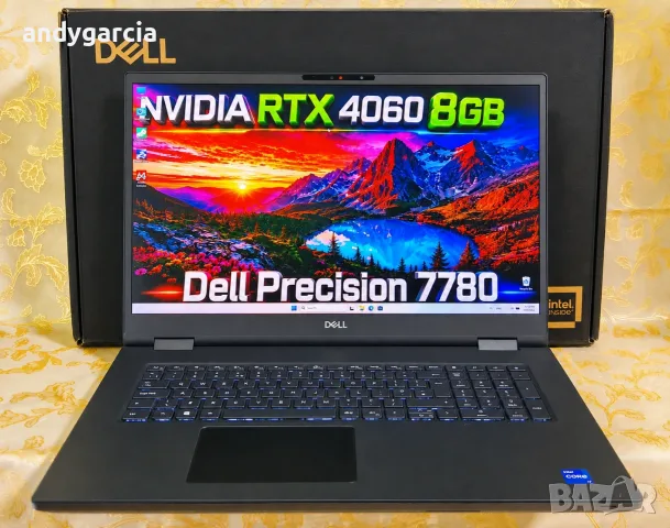 Dell Precision 7780/Core i7-13850HX/NVidia RTX Ada 2000 8GB/16GB RAM/512GB SSD/17.3 100% DCI-P3