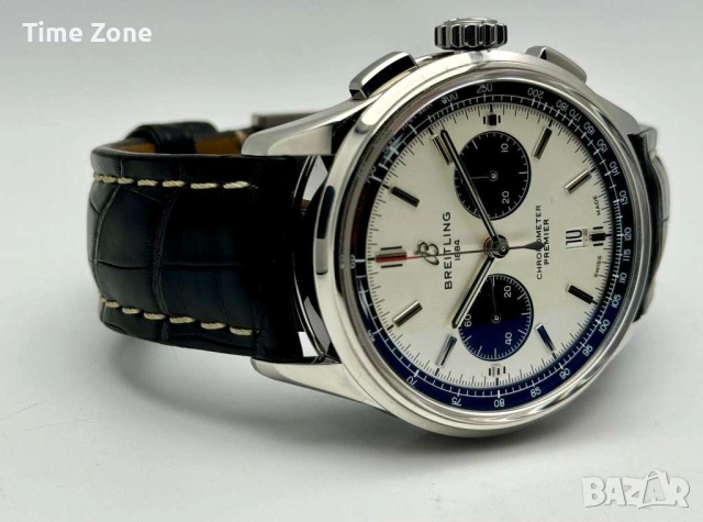 Breitling Premier B01 Chronograph 42mm Panda Dial, снимка 5 - Мъжки - 54047889