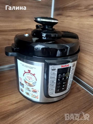Мултикукър TEFAL 6 литра , снимка 3 - Мултикукъри - 54214924