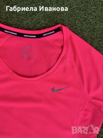 Дамска тениска  с мрежести панели Nike Dri - FIT, снимка 3 - Тениски - 55479929