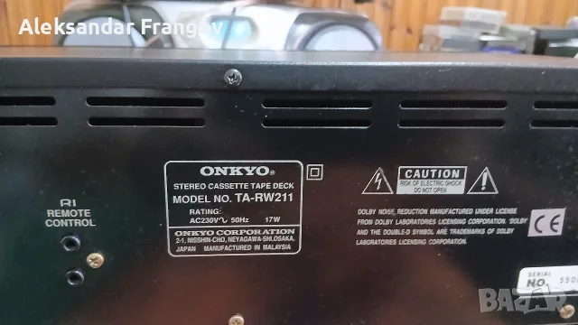 ONKYO TA - RW 211 FULL AUTOREVERS , снимка 8 - Декове - 55500177