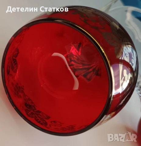 Луксозни винтидж кристални чаши 2 бр., снимка 12 - Чаши - 54545963
