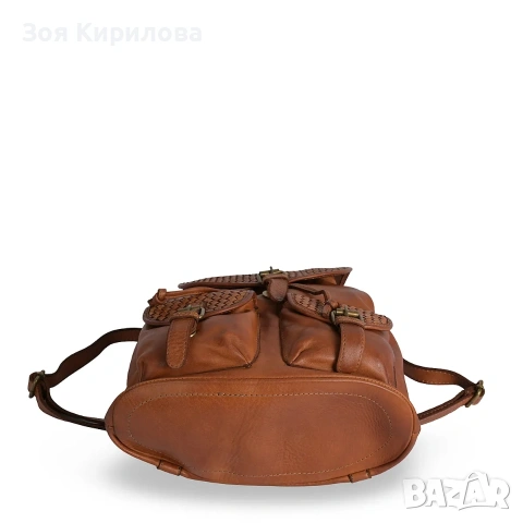 Раница от естествена кожа , снимка 5 - Раници - 54303755