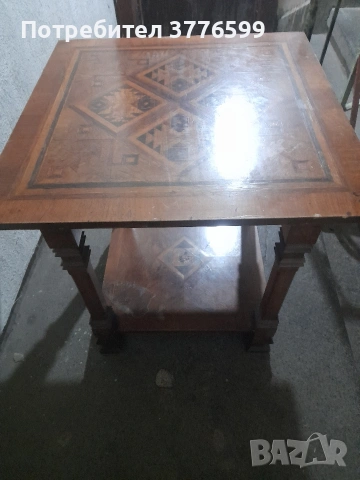 Ретро маса и огледало, снимка 2 - Антикварни и старинни предмети - 54314419