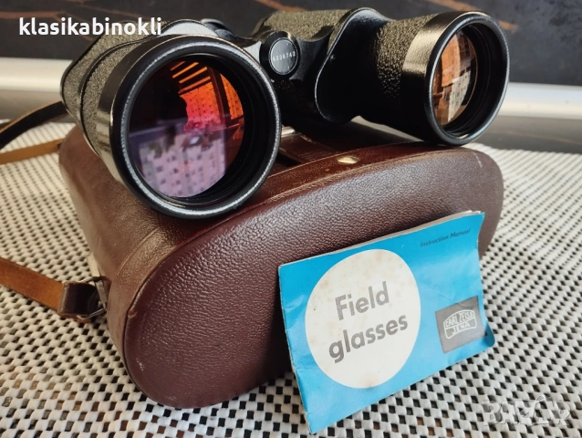 ТОП Бинокъл Carl Zeiss Jena-JENOPTEM-MULTI-COATED -10 х 50W-ГДР--КАТО НОВ, снимка 11 - Екипировка - 54779656