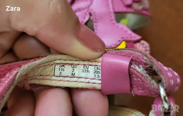 кожени обувки Clarks, 33.5ти номер, снимка 4 - Детски обувки - 55492594