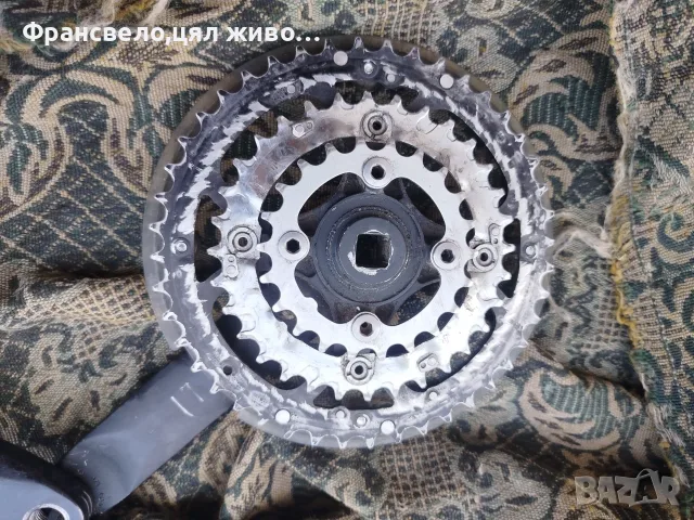 Курбел за велосипед колело Shimano deore fc m 510, снимка 2 - Части за велосипеди - 48444894