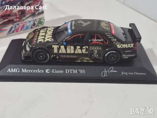 1/43 Mercedes C Klasse Dtm 95 Minichamps , снимка 4 - Колекции - 55452833