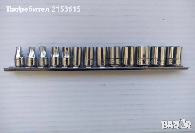 FACOM ФАКОМ 14 13 броя качествени къси 6 стени камъни вложки used
