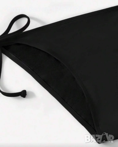 Черен бански половинки, снимка 4 - Бански костюми - 54116247