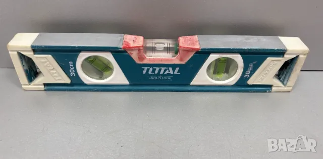 Нивелир с 3 либели TOTAL, мини, 30 см.