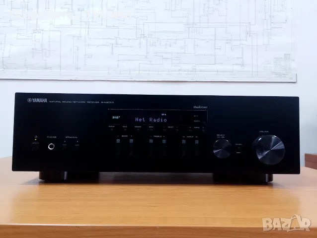 Продавам  стерео рисийвър YAMAHA-R-N303D, снимка 2 - Ресийвъри, усилватели, смесителни пултове - 55472012