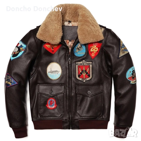 Мъжко яке бомбър Top Gun, снимка 2 - Якета - 54462027
