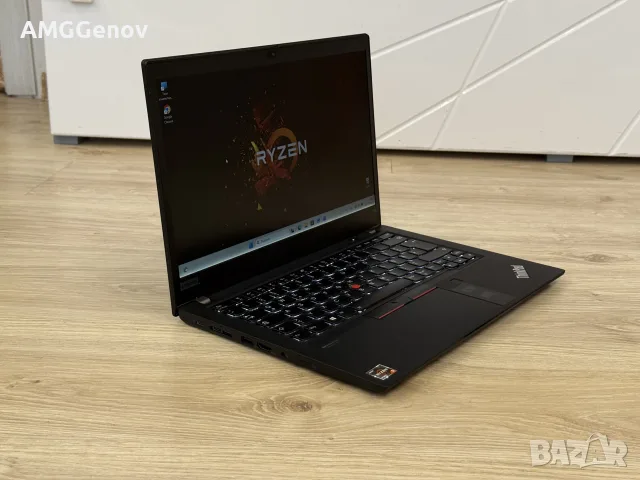 Като Нов 14'FHD IPS Touch 32GB DDR4  Ryzen 5 Pro-5650u/Lenovo Thinkpad T14 Gen 2  1TB SSD, снимка 4 - Лаптопи за работа - 55391136
