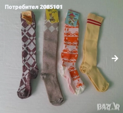 Детски къси и 3/4 чорапи, снимка 2 - Чорапи - 55111895