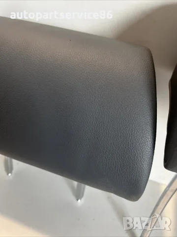 Комплект задни подглавници ляв, десен и среден сив за BMW E65 730D (2007), снимка 2 - Части - 55376781