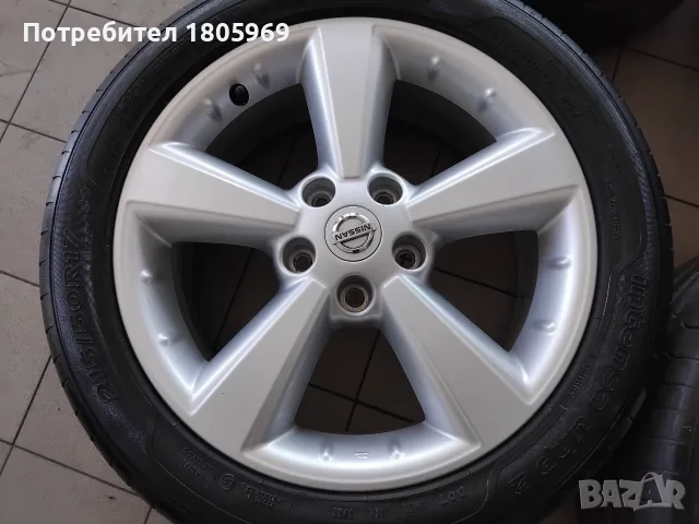4бр. ал. джанти Nissan (оригинални) 5x114,3 , 6,5x17 , ET40, снимка 2 - Гуми и джанти - 55290829