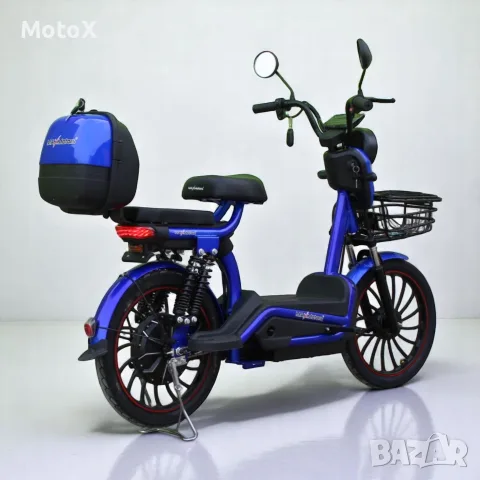 Електрически двуместен скутер – велосипед със 20″ гуми, 1200W, 60V/20Ah, снимка 3 - Мотоциклети и мототехника - 55375869