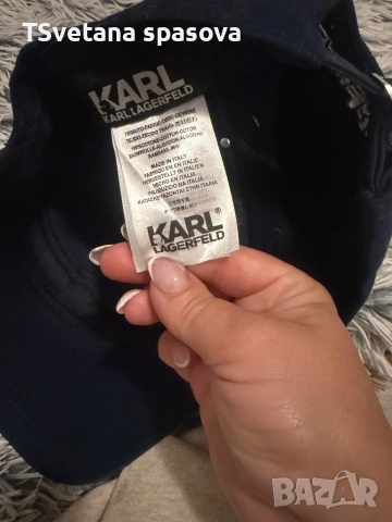 Шапка Karl lagerfeld , снимка 4 - Шапки - 54683802