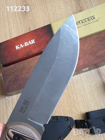 KA-BAR BK92 Becker Campanion Fixed Blade Magna Cut, снимка 7 - Ножове - 54949088