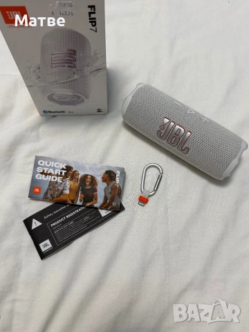JBL flip 7 в бял цвят с гаранция , снимка 10 - Тонколони - 55010668