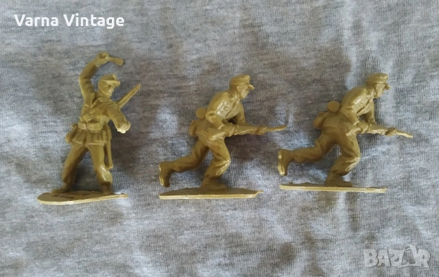 Войници Германска пехота от Африканския корпус Втората световна война. цена за 3 бр., снимка 3 - Колекции - 54131892