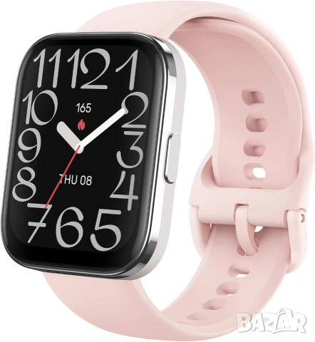 Amazfit Bip 5 Смарт часовник Pastel Pink, снимка 3 - Смарт гривни - 55046106