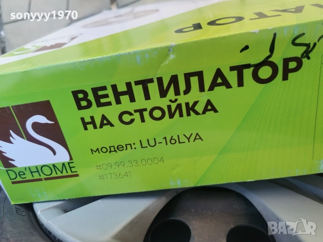 ВЕНТИЛАТОР НА СТОЙКА 2907261726, снимка 3 - Вентилатори - 55465230
