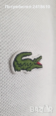 Lacoste Pique Cotton Slim Fit  Mens Size 6 - XL  НОВО! ОРИГИНАЛ! Мъжка Тениска!, снимка 2 - Тениски - 54356114