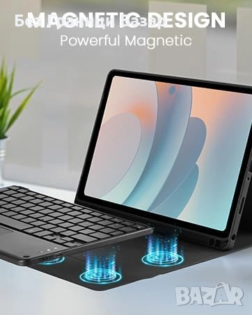 Нов Samsung Galaxy Tab A11 Plus A9 Plus калъф кейс с клавиатура тъчпад подсветка таблет Самсунг, снимка 11 - Друга електроника - 54966967