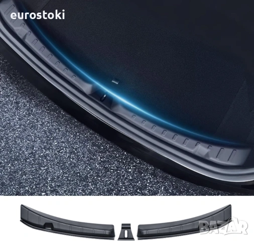 Arcoche Протектор за задна броня на багажника за Tesla Model 3 Highland аксесоари ABS, протектор за 