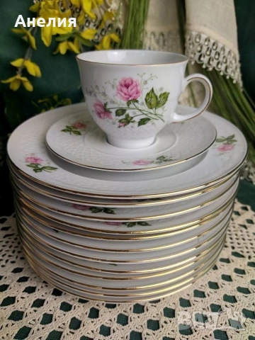 Seltmann Weidenen Bavaria -Рози! , снимка 3 - Чаши - 54152293