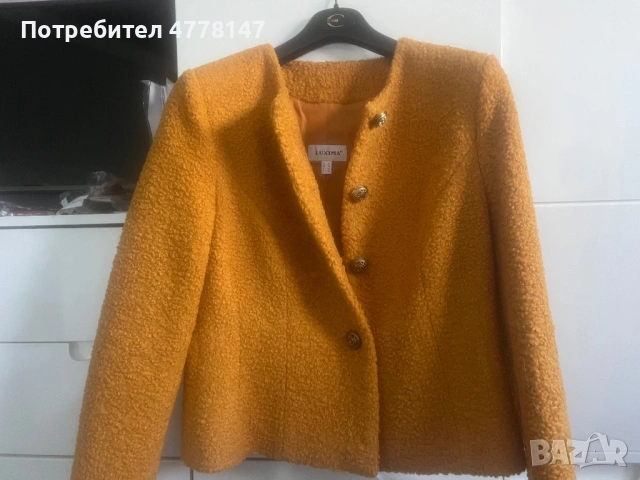 Елегантно вталено сако, тип букле, снимка 2 - Сака - 53989119