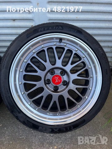 Джанти Keskin KT22 5x100 с гуми dot24, снимка 3 - Гуми и джанти - 54496839