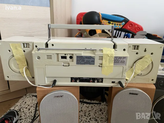Касетофон Sharp QT-89, снимка 5 - Радиокасетофони, транзистори - 55353290