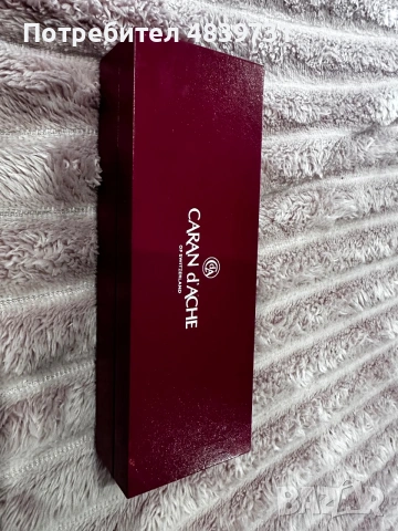 Продавам Caran d'Ache Léman Slim — 18K злато, Medium, швейцарско качество, подаръчен сет, снимка 2 - Антикварни и старинни предмети - 54962395